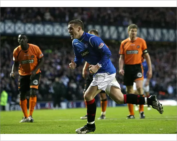 John Fleck Scores the Penalty: Rangers Lead 2-0 vs Dundee United (Clydesdale Bank Premier League, Ibrox)