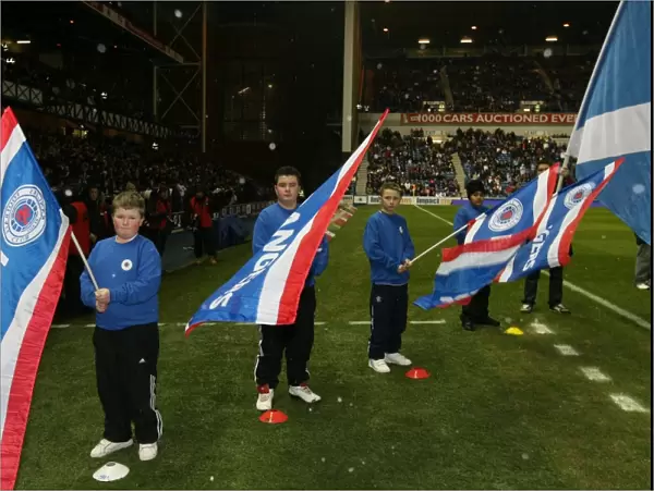 Rangers Kids Pay Tribute: Guard of Honor to AC Milan at Ibrox (2-2)