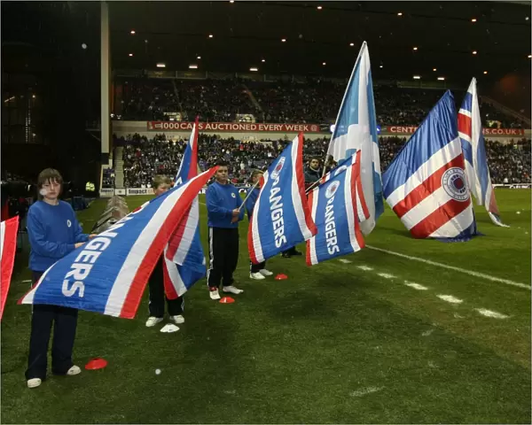 Rangers Kids Pay Tribute: Guard of Honor for AC Milan at Ibrox - Rangers vs AC Milan (2-2)