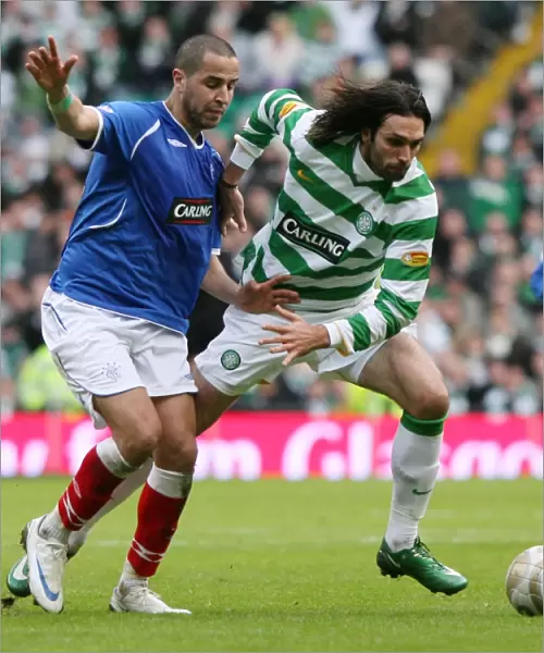 A Battle at Celtic Park: Georgios Samaras vs Madjid Bougherra - Scoreless Clydesdale Bank Premier League Clash
