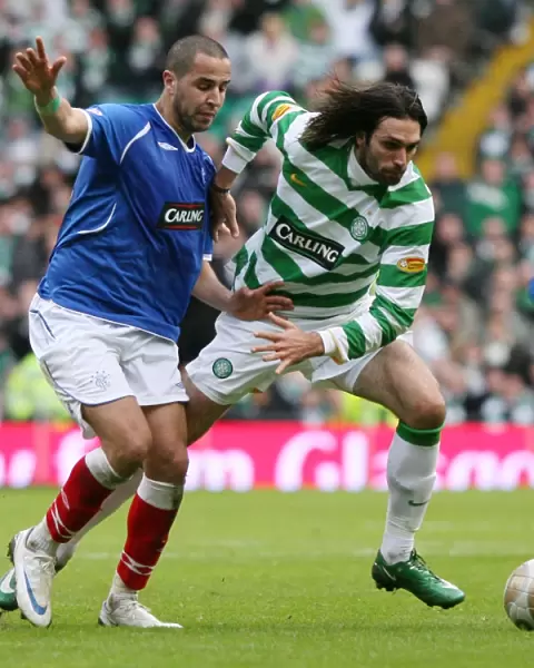 A Battle at Celtic Park: Georgios Samaras vs Madjid Bougherra - Scoreless Clydesdale Bank Premier League Clash