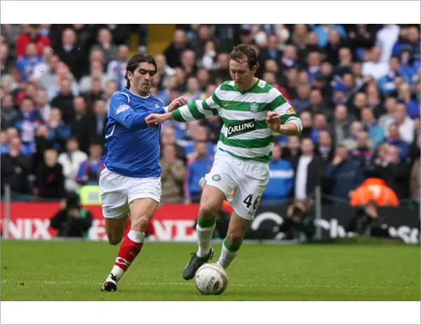A Battle at Celtic Park: Pedro Mendes vs Aiden McGeady - Scoreless Clash in Celtic vs Rangers Clydesdale Bank Premier League