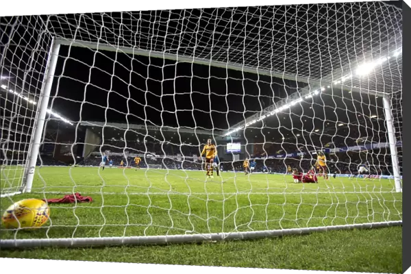 Rangers Alfredo Morelos Scores Dramatic Goal vs Motherwell at Ibrox Stadium