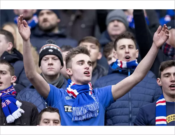 Passionate Rangers Fans Celebrate Scottish Cup Victory at Celtic Park: The Old Firm Derby (2003)