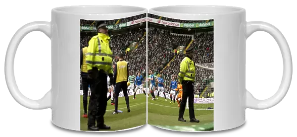 Heavy Police Presence at Celtic Park: Rangers vs. Celtic, Ladbrokes Premiership