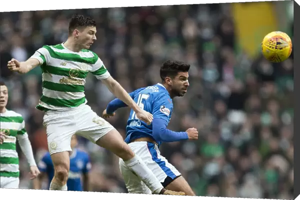 Herrera vs. Tierney: Intense Clash at Celtic Park - Rangers vs. Celtic, Ladbrokes Premiership