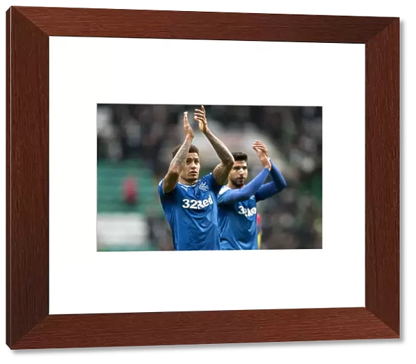 Rangers Duo Tavernier and Herrera Pay Tribute to Celtic Park Fans (Scottish Cup Champions 2003)