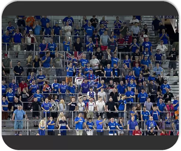 Rangers Football Club Fans Euphoria at Florida Cup: Clube Atletico Mineiro vs Rangers (Scottish Cup Winners 2003)