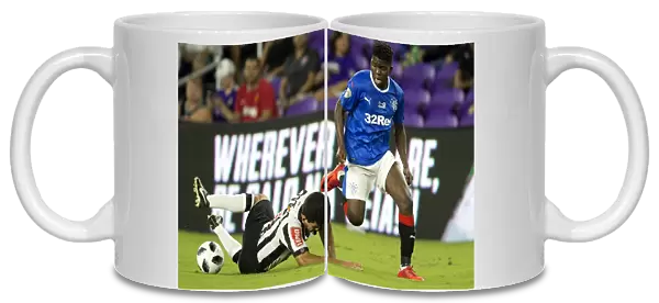 Rangers Atakayi in Action: Scottish Cup Champions Clash with Clube Atletico Mineiro at the Florida Cup