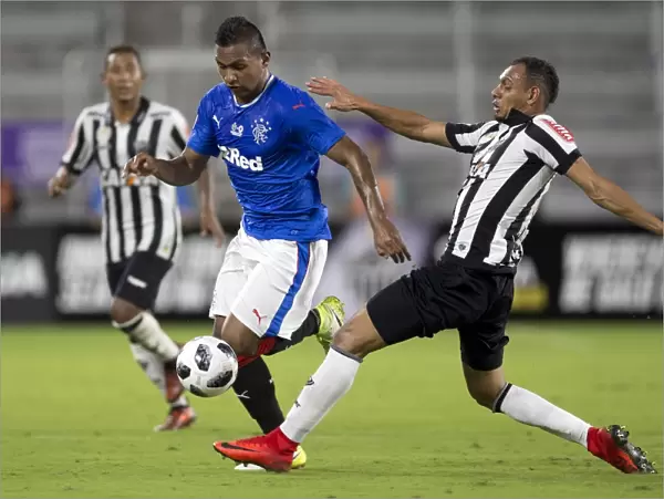 Rangers Alfredo Morelos: Dodging a Tackle in the Florida Cup Against Clube Atletico Mineiro