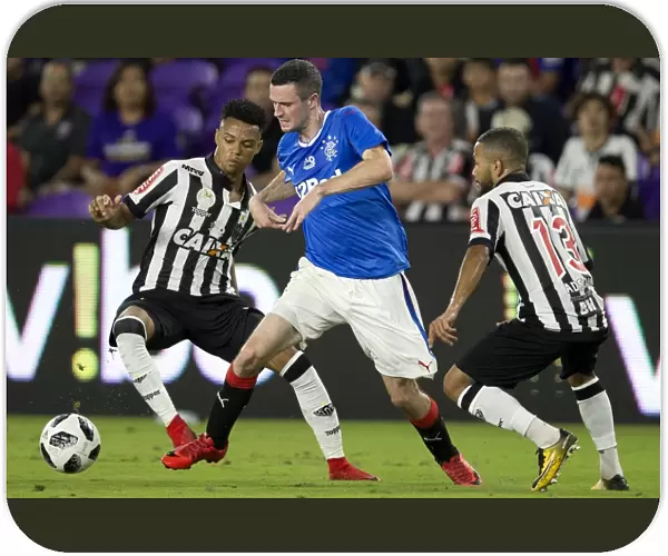 Jamie Murphy's Intense Battle: Rangers vs. Clube Atletico Mineiro in the Florida Cup
