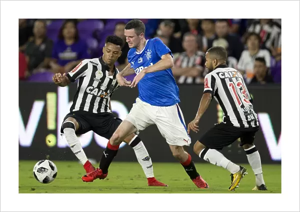 Jamie Murphy's Intense Battle: Rangers vs. Clube Atletico Mineiro in the Florida Cup