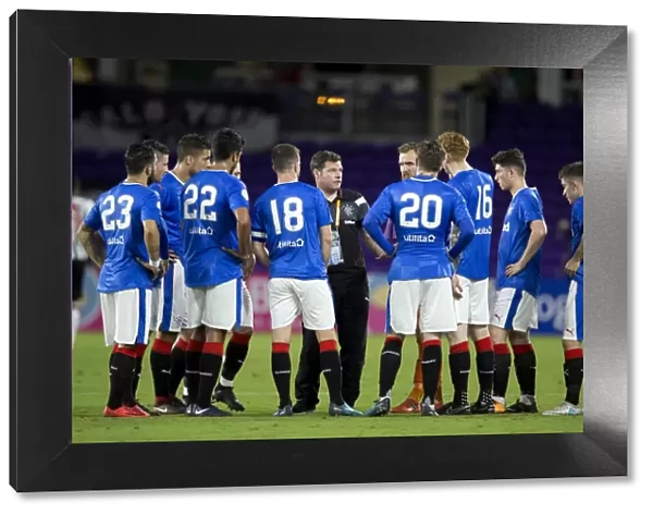 Rangers FC vs. Clube Atletico Mineiro: Graeme Murty Rallies His Team at the Florida Cup Match