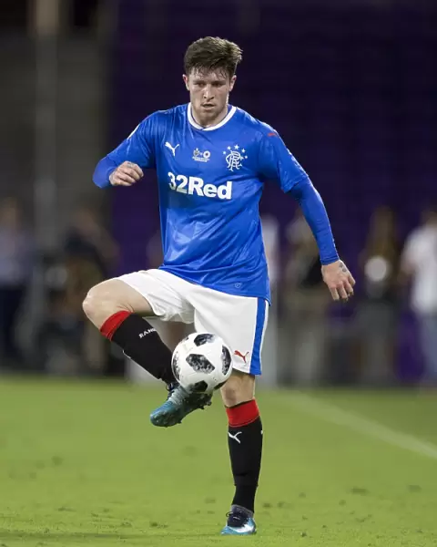 Rangers Josh Windass in Action: Florida Cup Clash Against Clube Atletico Mineiro (Scottish Cup Champions 2003)