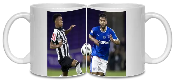 Rangers Daniel Candeias Shines in Florida Cup Clash Against Clube Atletico Mineiro: Scottish Cup Champions in Action