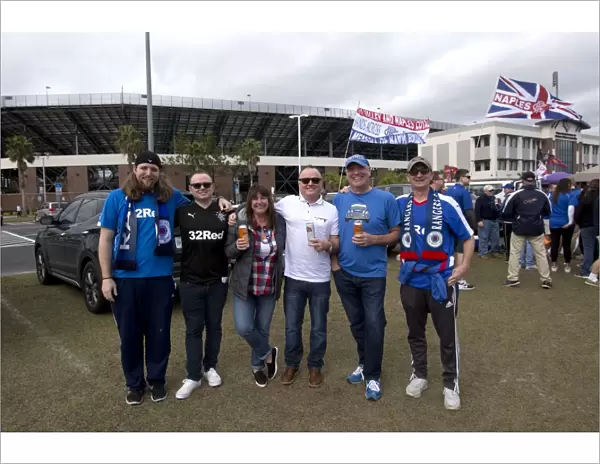 Rangers FC vs Corinthians: Thrilled Fans Gathering Before the Florida Cup Match (Scottish Cup Champions 2003)