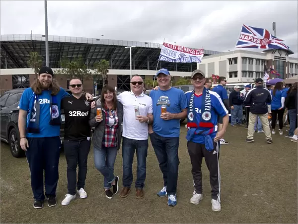 Rangers FC vs Corinthians: Thrilled Fans Gathering Before the Florida Cup Match (Scottish Cup Champions 2003)