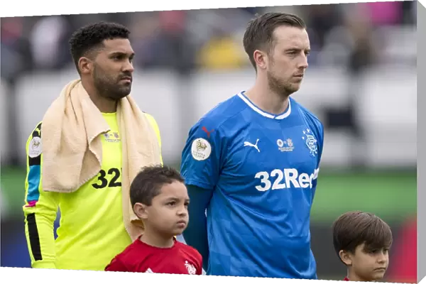 Rangers Wes Foderingham and Danny Wilson in Action at the Florida Cup: Scottish Cup Champions Unite