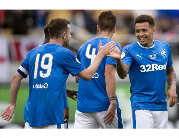 Rangers FC: Tavernier and Halliday's Thrilling Goal Celebration in Florida Cup Victory