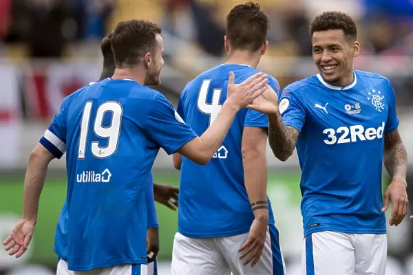 Rangers FC: Tavernier and Halliday's Thrilling Goal Celebration in Florida Cup Victory