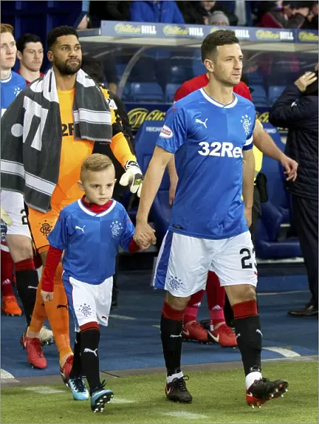 Ibrox Showdown: Holt and the Rangers Mascot Square Off