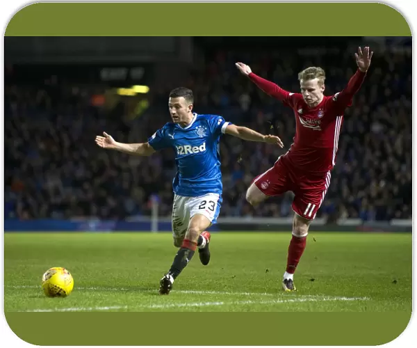 Ibrox Clash: Holt Fouls by Mackay-Steven - Ladbrokes Premiership Showdown at Rangers