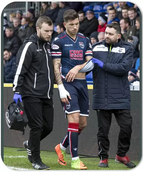 Rangers Christopher Routis Suffers Injury in Ladbrokes Premiership Clash against Ross County