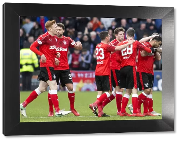 Rangers: Daniel Candeias Thrilling Goal Celebration vs. Ross County, Ladbrokes Premiership