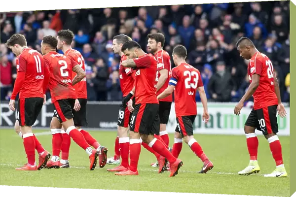 Rangers: Candeias Thrilling Goal and Euphoric Celebration with Team Mates in Ladbrokes Premiership Victory