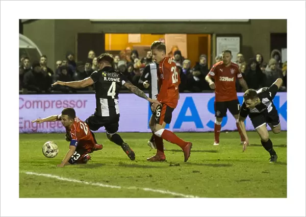 Rangers vs Fraserburgh: Jason Holt Fouls in Penalty Area - Scottish Cup Round Four