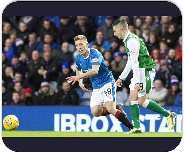 Greg Docherty's Home Debut: Rangers vs Hibernian, Ladbrokes Premiership, Ibrox Stadium