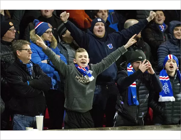 Rangers Fans Celebrate Glory: A Thrilling Moment at Firhill Stadium