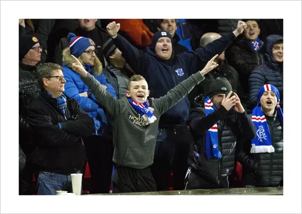 Rangers Fans Celebrate Glory: A Thrilling Moment at Firhill Stadium