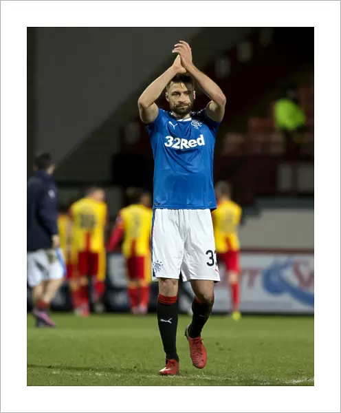 Rangers Russell Martin Salutes Fans After Partick Thistle Victory in Ladbrokes Premiership