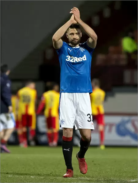Rangers Russell Martin Salutes Fans After Partick Thistle Victory in Ladbrokes Premiership