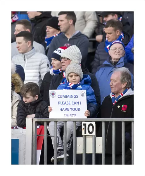 A Young Rangers Fan's Heartfelt Message to Jason Cummings During the Scottish Cup Fifth Round