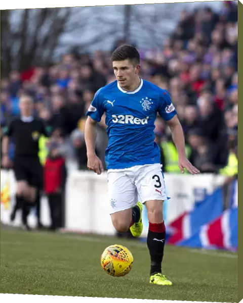 Rangers Declan John in Action at Somerset Park during the Scottish Cup Fifth Round - 2003 Victors Triumph