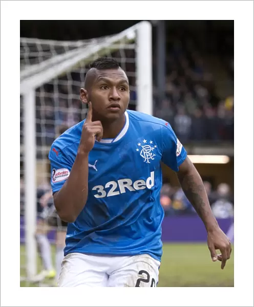 Rangers Morelos Taunts Ayr United Fans: Fifth Round Victory Celebration (Scottish Cup, 2023)