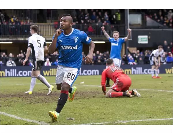 Rangers Alfredo Morelos Taunts Ayr United Fans After Scoring in Scottish Cup: Fifth Round Victory