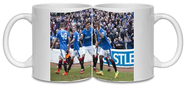 Rangers Morelos Taunts Ayr United Fans After Scoring in Scottish Cup Fifth Round