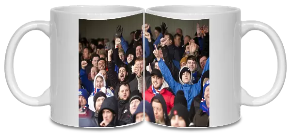 Scottish Cup Fifth Round Triumph: Rangers Fans Celebrate Victory at Somerset Park (2003)