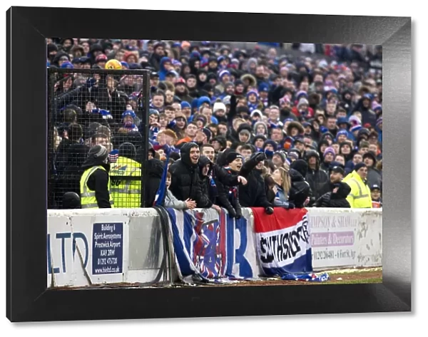 Rangers FC: Triumphant Celebrations at Somerset Park - Scottish Cup Fifth Round Victory (2003)