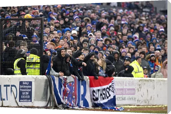 Rangers FC: Triumphant Celebrations at Somerset Park - Scottish Cup Fifth Round Victory (2003)