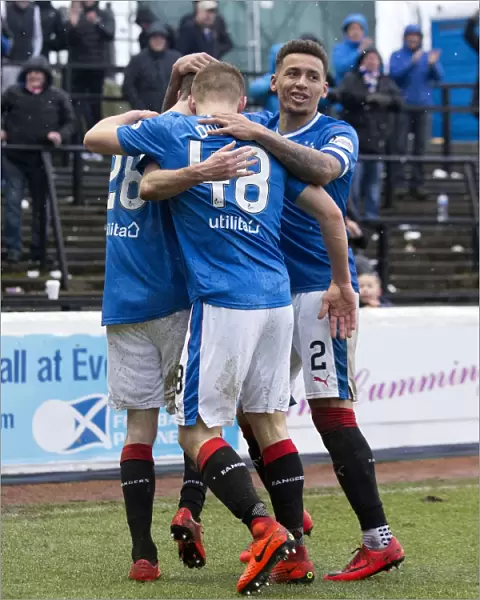Rangers Triumph: Murphy, Tavernier, and Docherty's Euphoric Moment after Fifth Round Scottish Cup Goal at Ayr United's Somerset Park