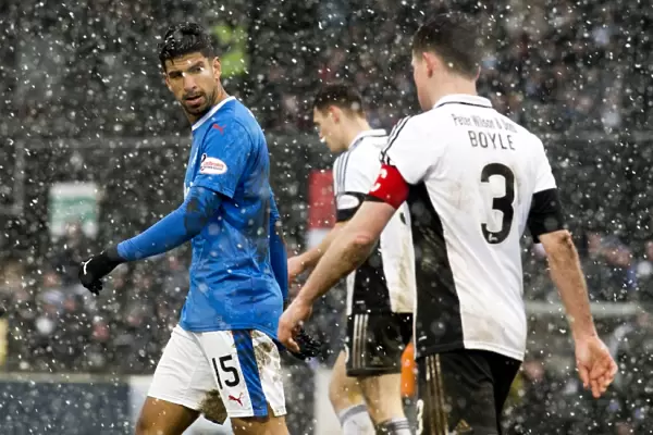Rangers Eduardo Herrera in Action during the 2003 Scottish Cup Fifth Round at Ayr United's Somerset Park