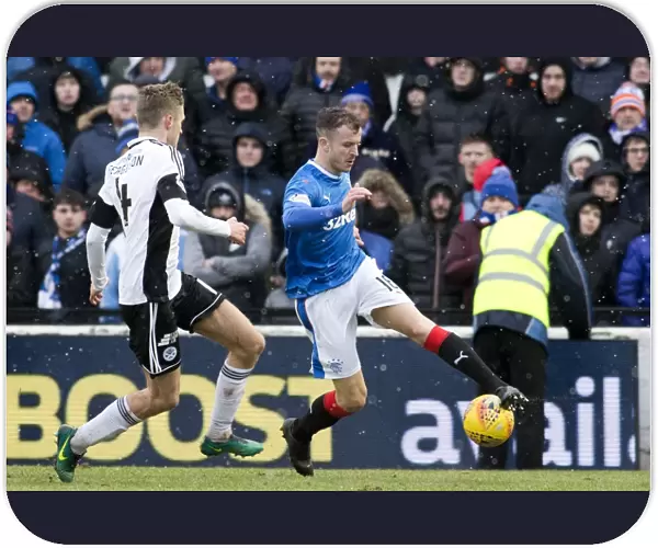 Rangers Andy Halliday in Action: Scottish Cup Fifth Round at Ayr United (2003 Winners)