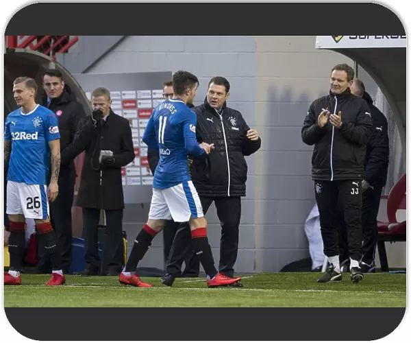 Rangers Triumph: Murty and Windass's Hat-trick Celebration in Ladbrokes Premiership Win at Hamilton Academical