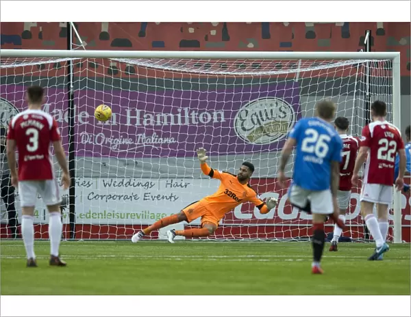 Dougie Imrie Scores Dramatic Penalty for Hamilton Against Rangers in Ladbrokes Premiership