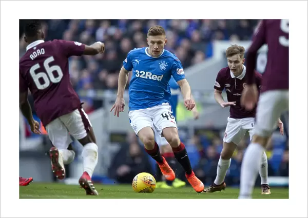 Greg Docherty at Ibrox: Rangers vs Heart of Midlothian - Ladbrokes Premiership Clash
