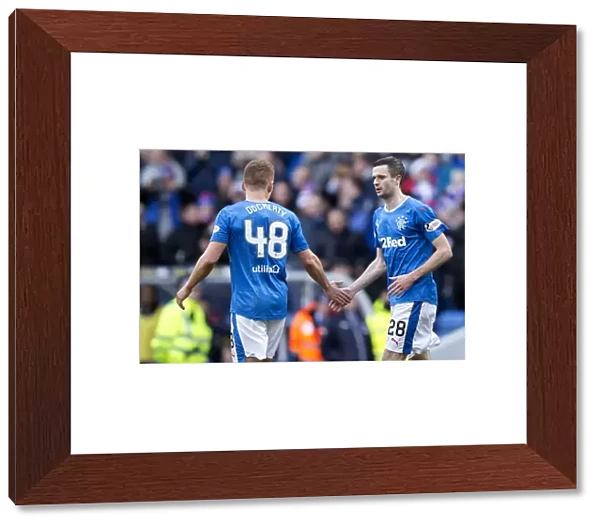 Rangers Football Club: Murphy's Euphoric Moment - Goal Celebration vs Hearts at Ibrox (Scottish Premiership)